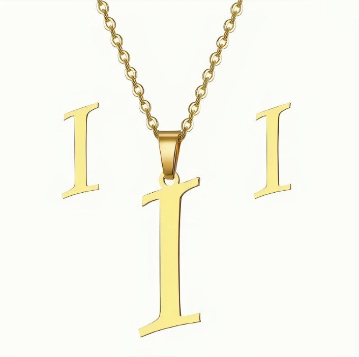 JUEGO COLLAR LETRA I