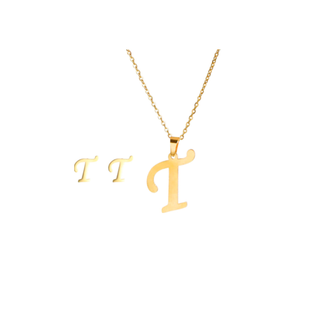 JUEGO DE COLLAR LETR