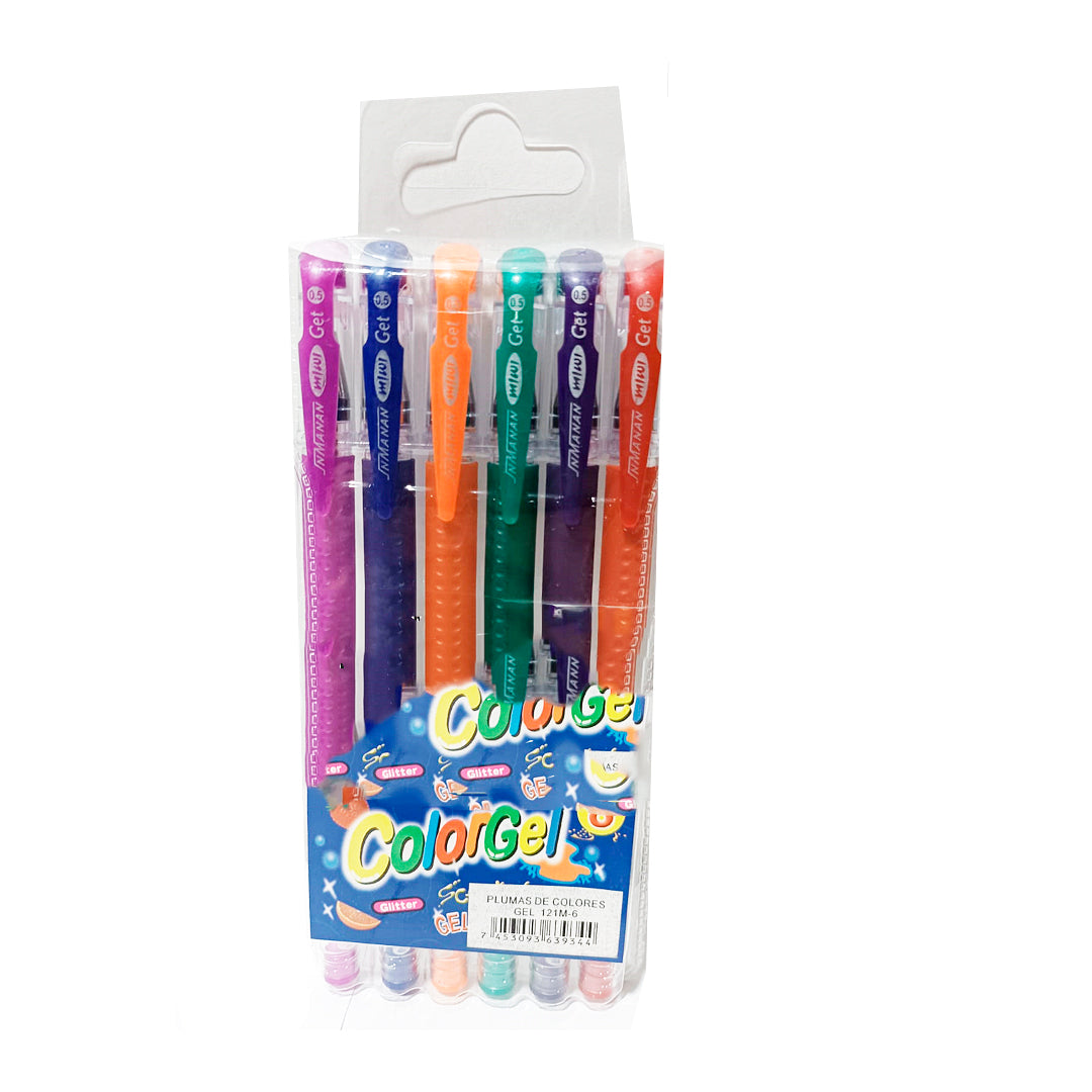SET DE PLUMAS DE GEL