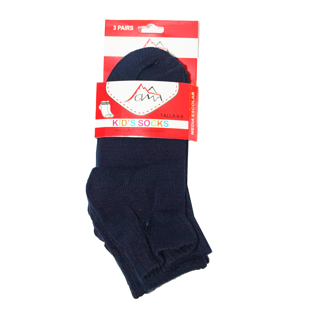 MEDIA ESCOLAR AZUL 6