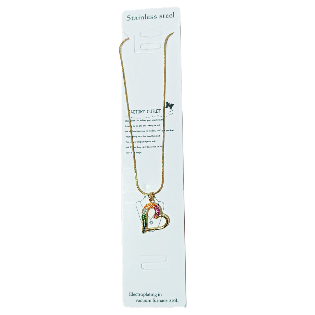 COLLAR ACERO CORAZON