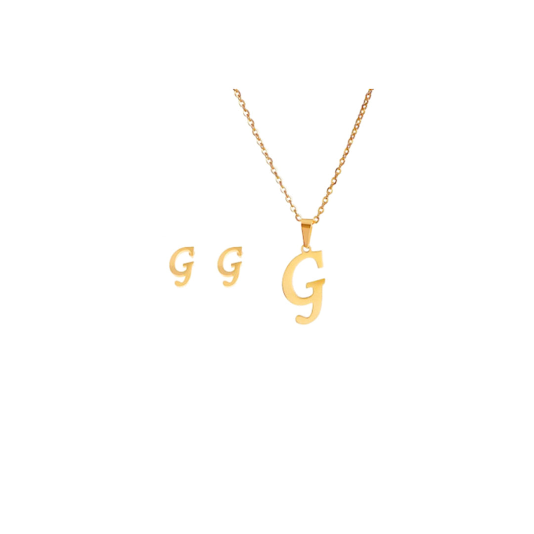 JUEGO DE COLLAR LETR