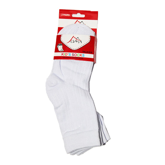 MEDIA ESCOLAR BLANCO