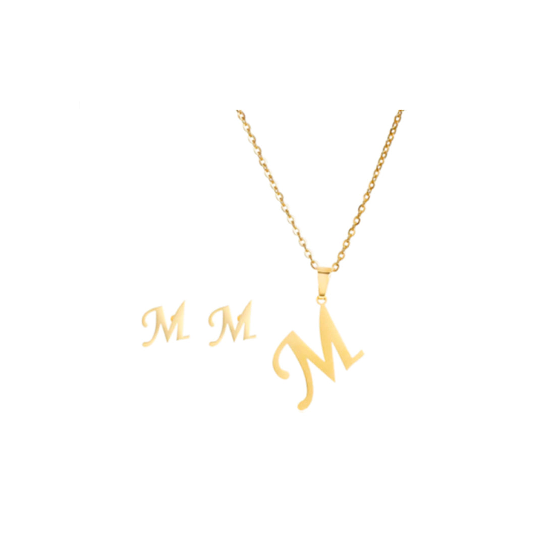 JUEGO DE COLLAR LETR