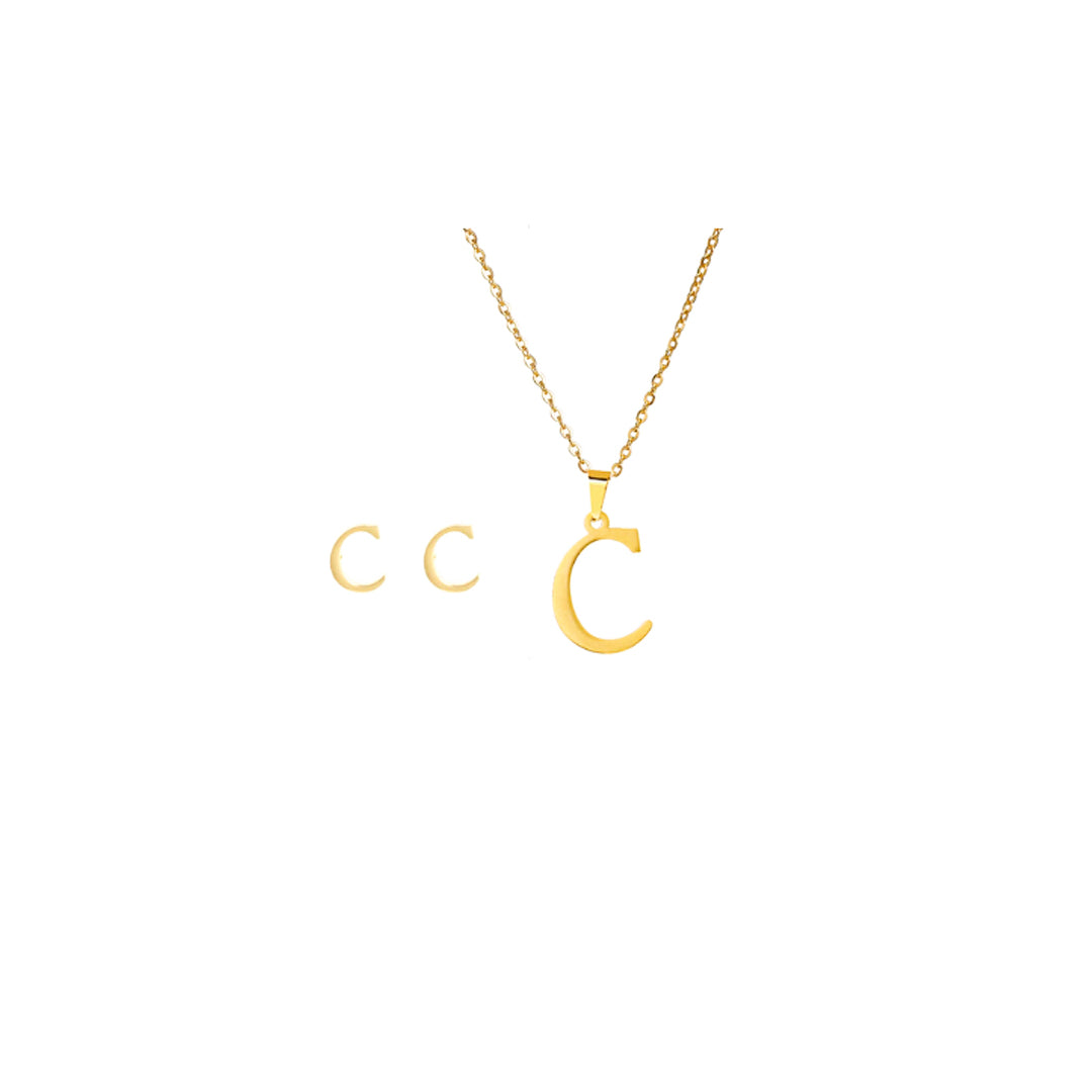 JUEGO DE COLLAR LETR