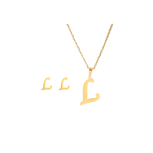 JUEGO DE COLLAR LETR