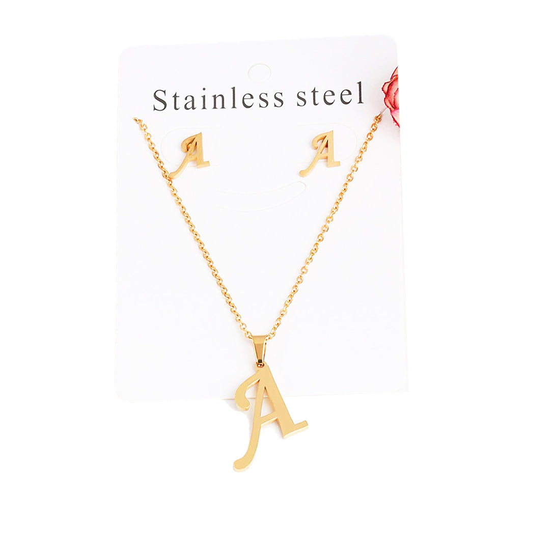 JUEGO DE COLLAR LETR