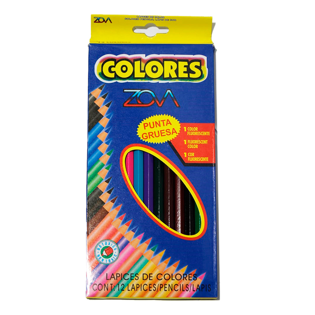 LAPIZ DE COLORES 12P