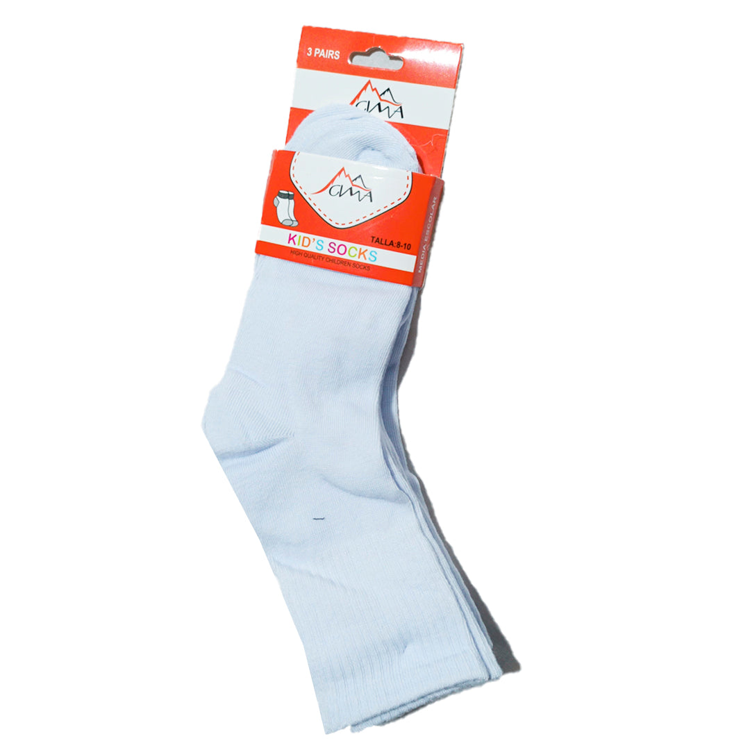 MEDIA ESCOLAR BLANCO