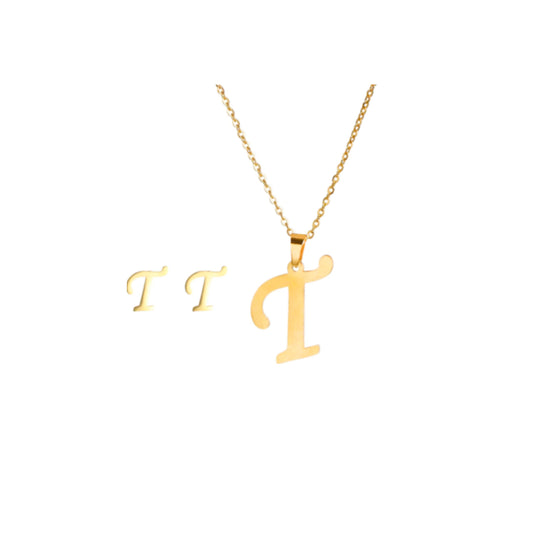 JUEGO DE COLLAR LETR