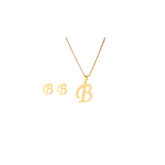 JUEGO DE COLLAR LETR