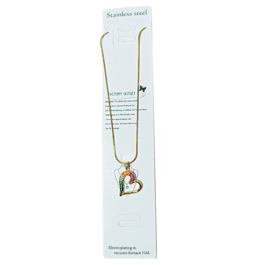 COLLAR ACERO CORAZON