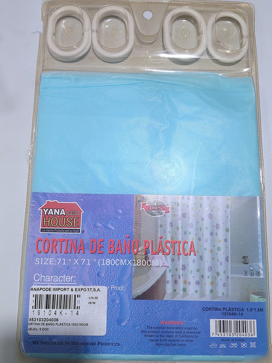 CORTINA DE BAÑO PLAS
